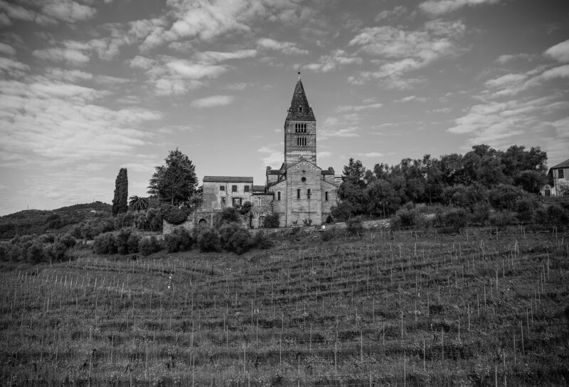 foto bianco e nero basilica dei Fieschi